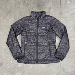 Patagonia Nano Puff Full Zip Jacket Womens Black Primaloft Insulated Size Small